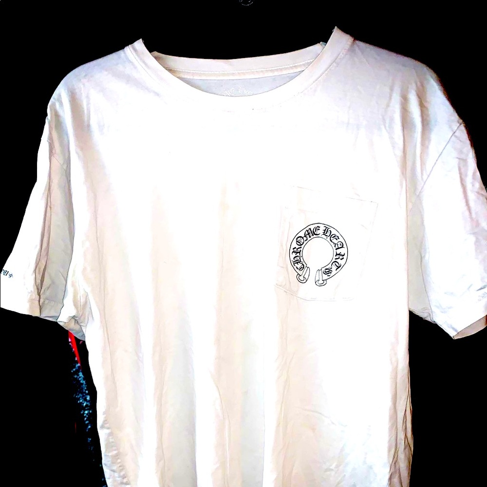 Authentic CHROME HEARTS Cross T-shirt Hollywood, Ca “fuck you” very rare.